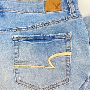 American Eagle Super Stretch Hi Rise Artist Flare 14